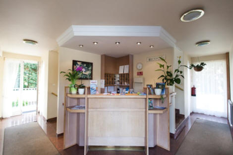 Hotel Diana Siofok Ungarn Rezeption